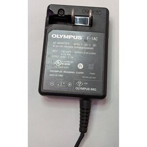 Olympus F-1AC AC Adapter Charger Unit Black Excellent 4.8V 0.7A F-1AC-3 VY4433